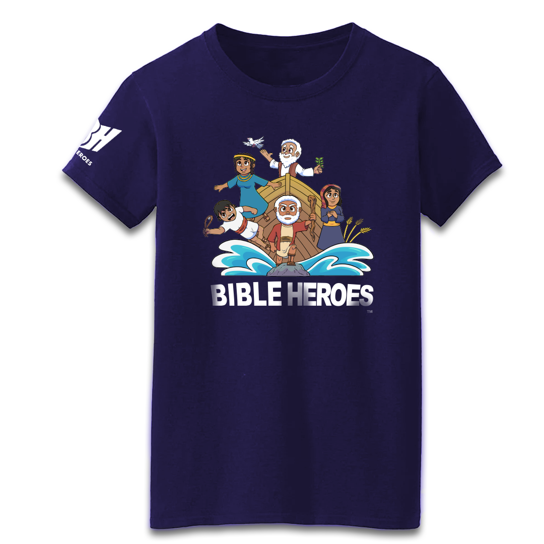 Adults / Teens Bible Heroes Action Tee