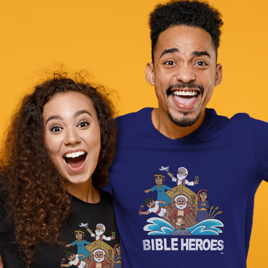 Adults / Teens Bible Heroes Action Tee